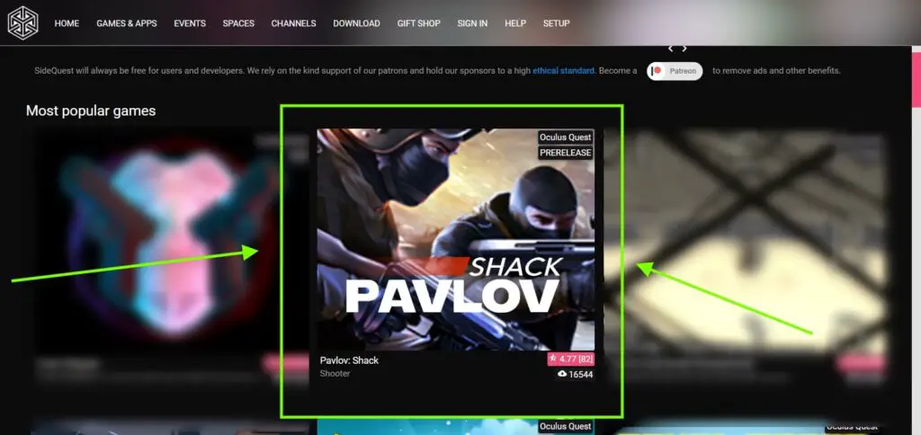 Pavlov oculus quest