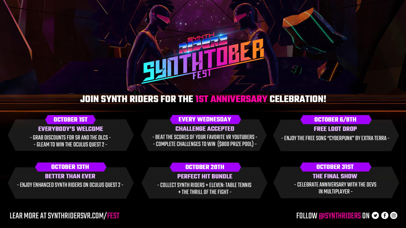 Synthtober Dates