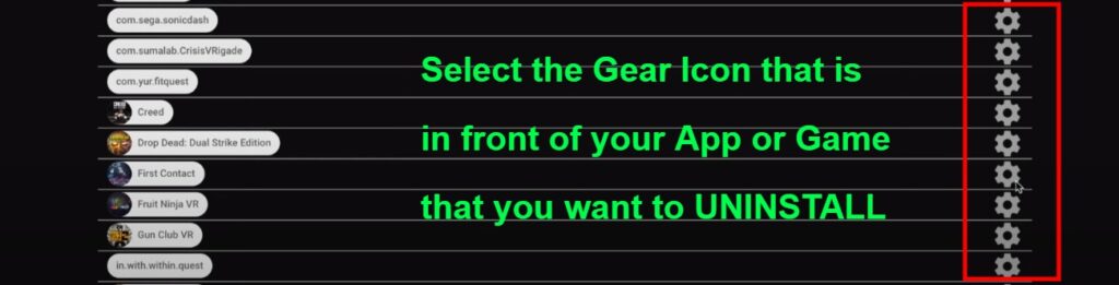 How to uninstall apps and games using sidequest