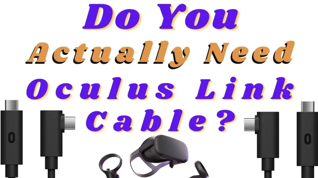 Playing PCVR With Charging Cable V/S Link Cable - The Differences