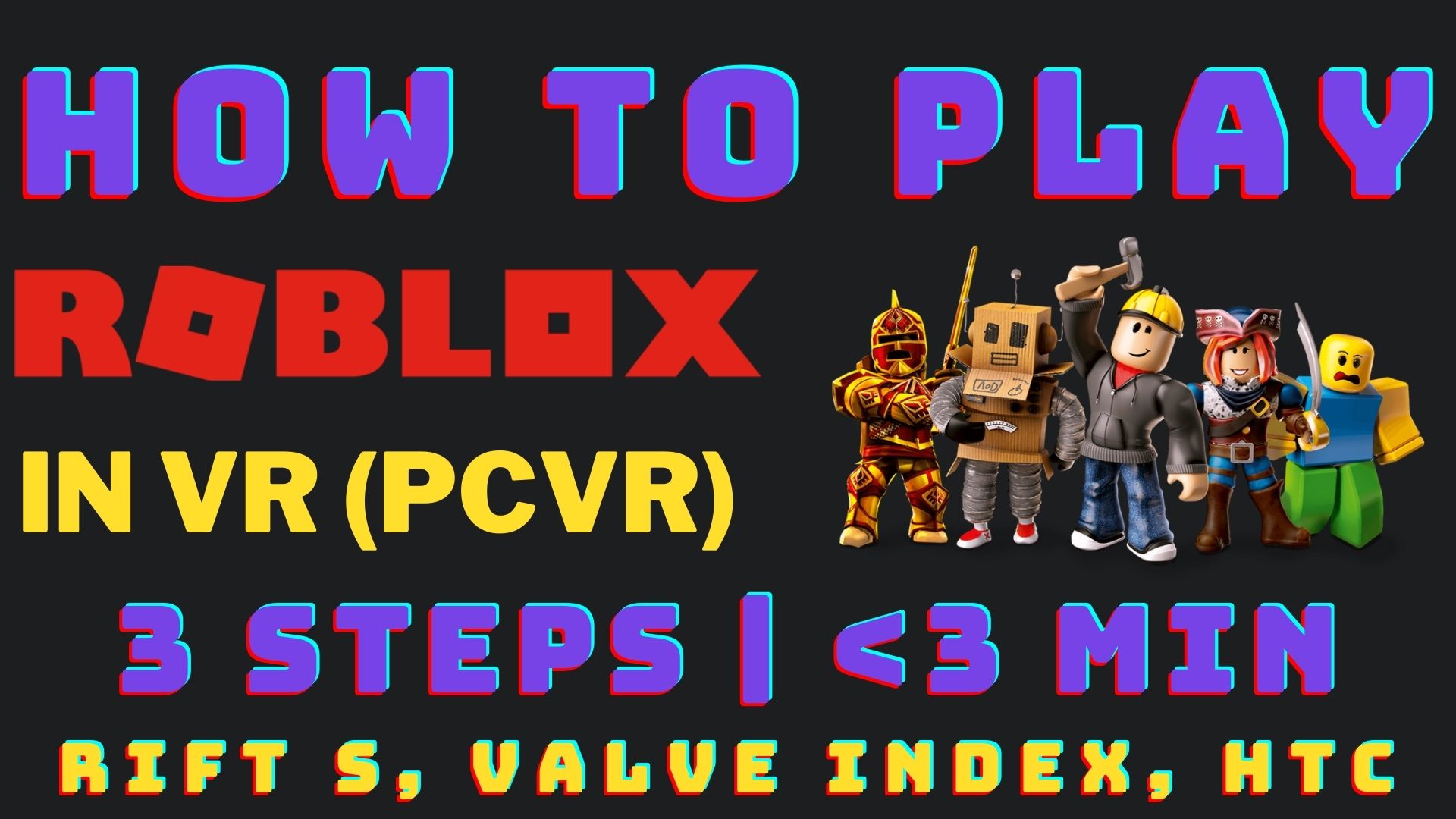 how to do roblox vr